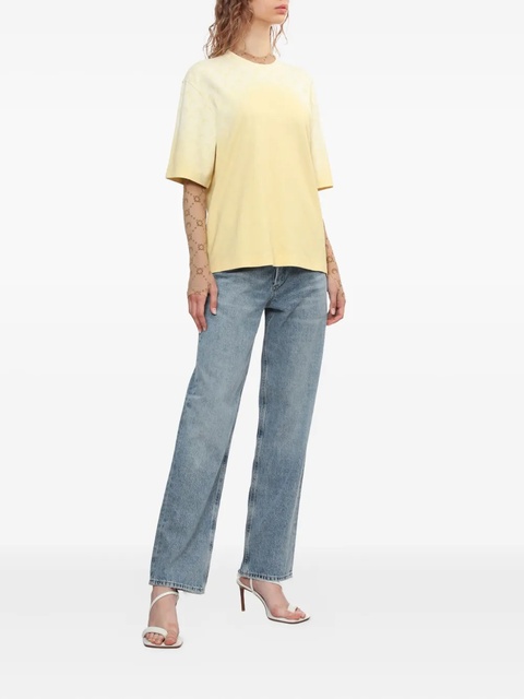 Marine Serre moon-print T-shirt - Yellow - zdjęcie produktu nr 2