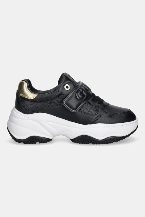 Guess sneakersy HELINN damskie kolor czarny FLFHNN ELE12 - zdjęcie produktu nr 1