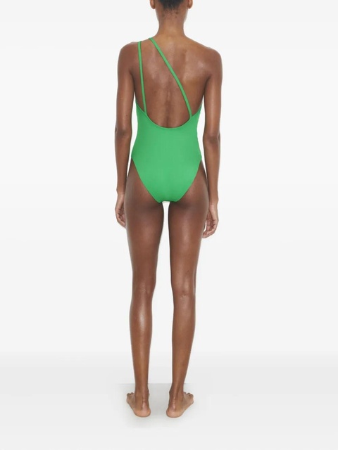 Tory Burch one-shoulder swimsuit - Green - zdjęcie produktu nr 1