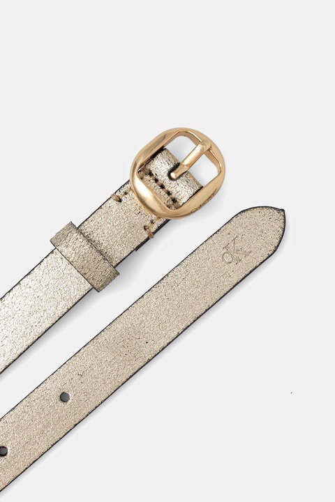 Calvin Klein pasek skórzany damski kolor złoty LV04F7058G - zdjęcie produktu nr 1