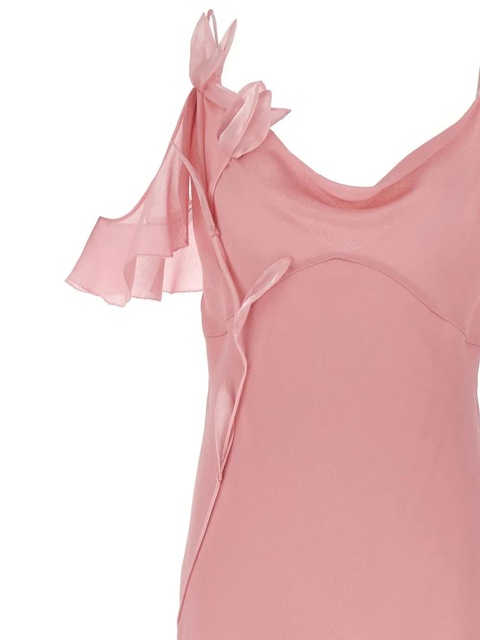 Self-Portrait Georgette Flower maxi dress - Pink - zdjęcie produktu nr 2