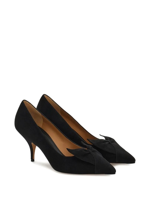 Ferragamo 70mm bow-embellished pumps - Black - zdjęcie produktu nr 2