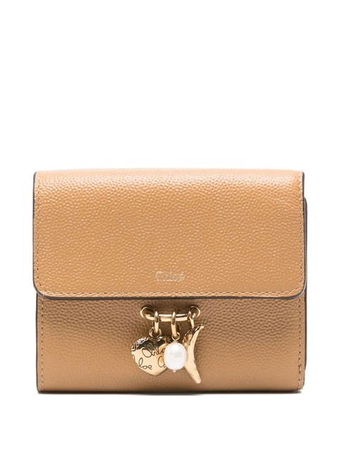 Chloé charm-detail leather wallet - Brown - zdjęcie produktu nr 1