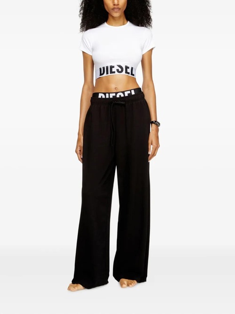 Diesel Leslie-D-Pop logo-print trousers - Black - zdjęcie produktu nr 2