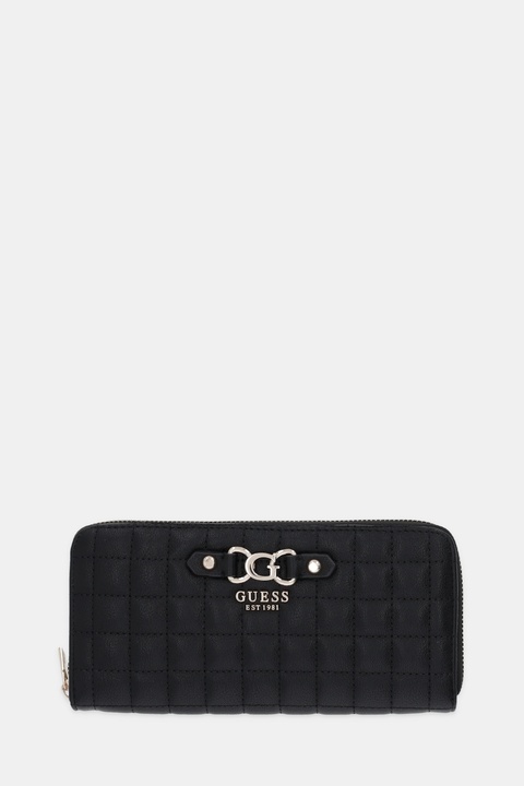Guess portfel NADIRA damski kolor czarny SWQG84 24146 - zdjęcie produktu nr 1