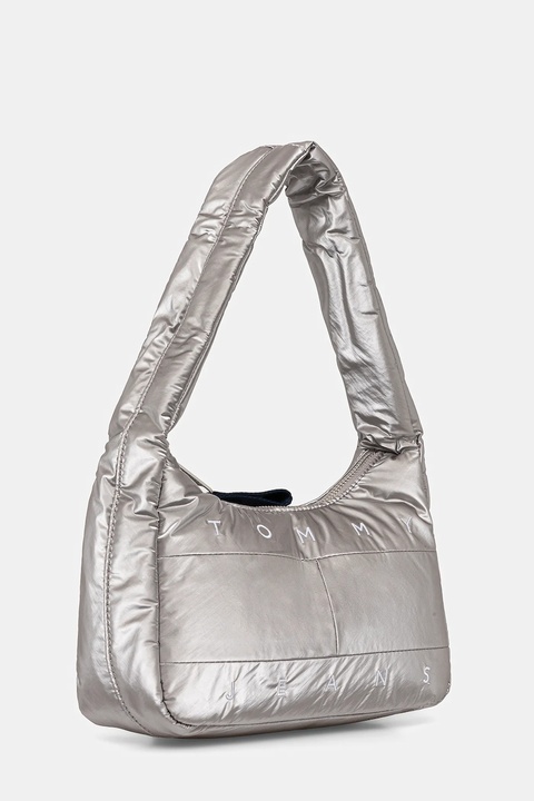Tommy Jeans torebka kolor srebrny AW0AW18066 - zdjęcie produktu nr 2