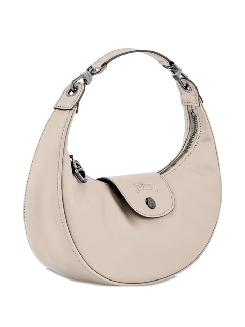 Longchamp Le Pilage curved leather shoulder bag - Pink - zdjęcie produktu nr 2