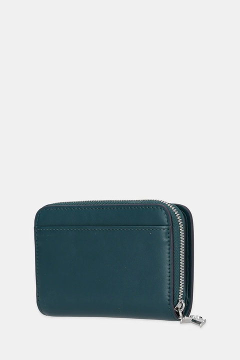 Calvin Klein portfel skórzany damski kolor turkusowy LV04F1075G - zdjęcie produktu nr 2