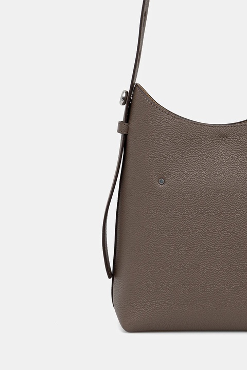 Tory Burch torebka skórzana Romy Small kolor brązowy 175172-250 - zdjęcie produktu nr 2