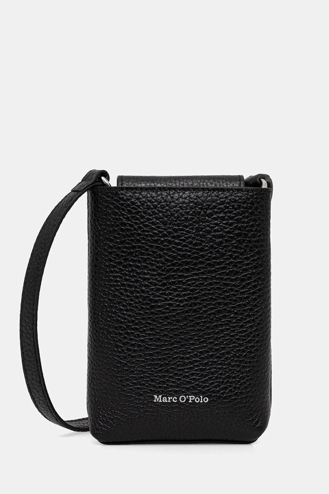 Marc O'Polo torebka skórzana kolor czarny 5000009285 - zdjęcie produktu nr 1