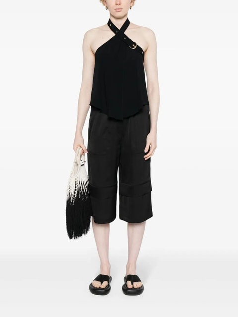 PINKO Tantalo halterneck top - Black - zdjęcie produktu nr 2