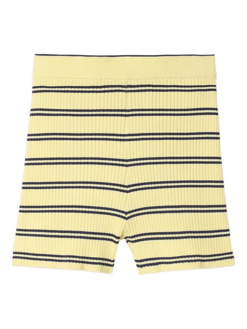 SANDRO ribbed striped shorts - Yellow - zdjęcie produktu nr 1