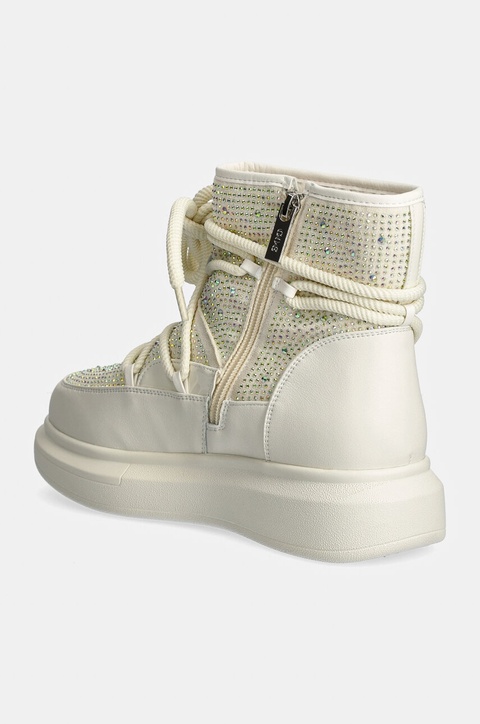 GOE śniegowce kolor beżowy OO2N4301 WHITE - zdjęcie produktu nr 2