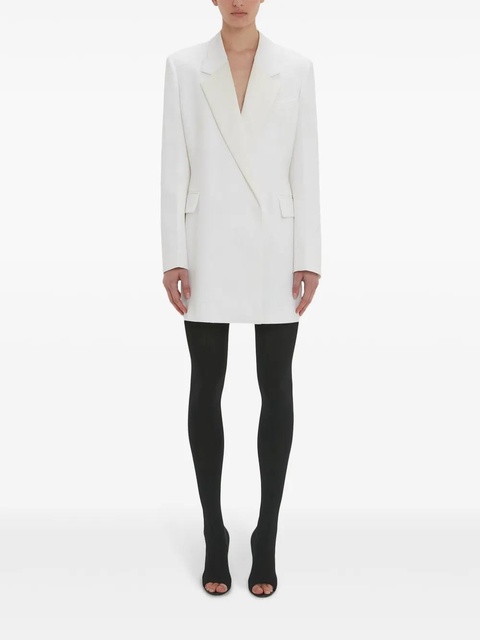 Victoria Beckham fold-shoulder blazer mini dress - White - zdjęcie produktu nr 2