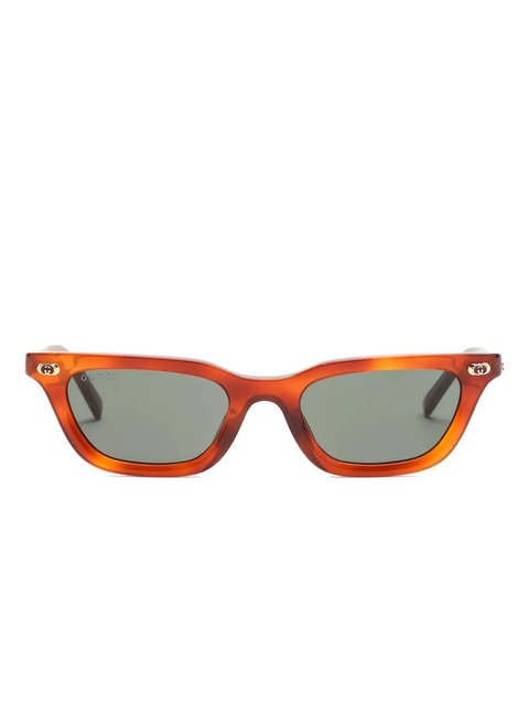 Gucci Eyewear rectangular-frame sunglasses - Orange - zdjęcie produktu nr 1