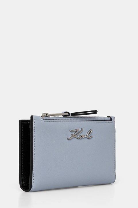 Karl Lagerfeld portfel damski kolor niebieski A1W32104 - zdjęcie produktu nr 1
