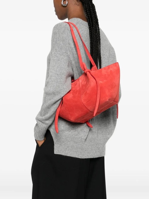 Yuzefi Mochi suede shoulder bag - Red - zdjęcie produktu nr 1