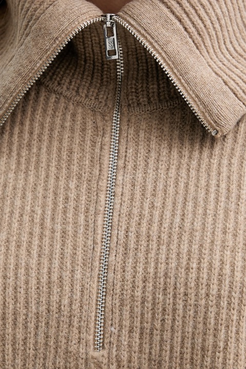 Filippa K sweter wełniany damski kolor beżowy z golfem 31654 - zdjęcie produktu nr 1