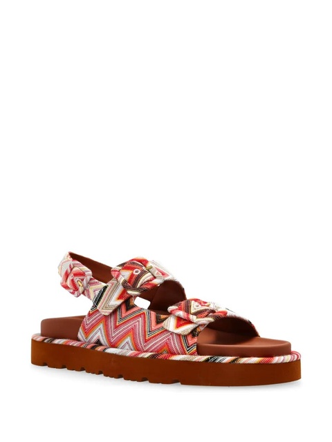 Missoni patterned sandals - Red - zdjęcie produktu nr 2