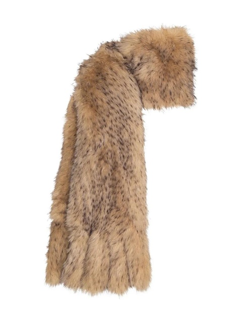 ROTATE BIRGER CHRISTENSEN ruffled scarf - Brown - zdjęcie produktu nr 2