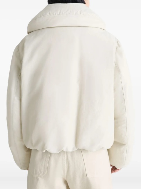 LEMAIRE bubble-collar puffer jacket - Neutrals - zdjęcie produktu nr 2