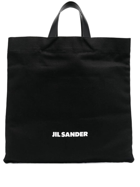Jil Sander logo-print tote bag - Black - zdjęcie produktu nr 1