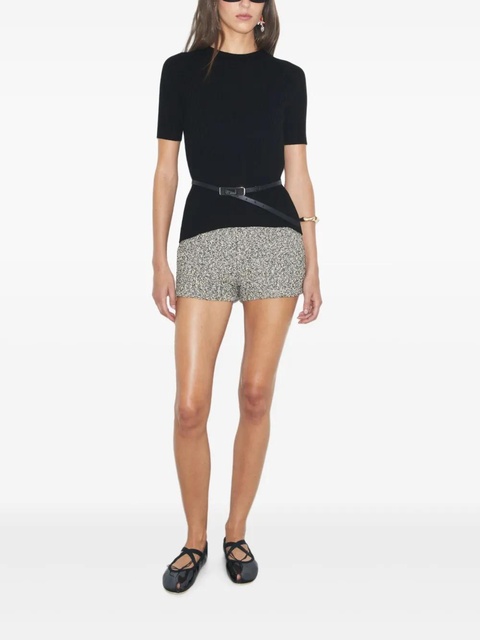 Tory Burch ribbed tie-back pullover - Black - zdjęcie produktu nr 1