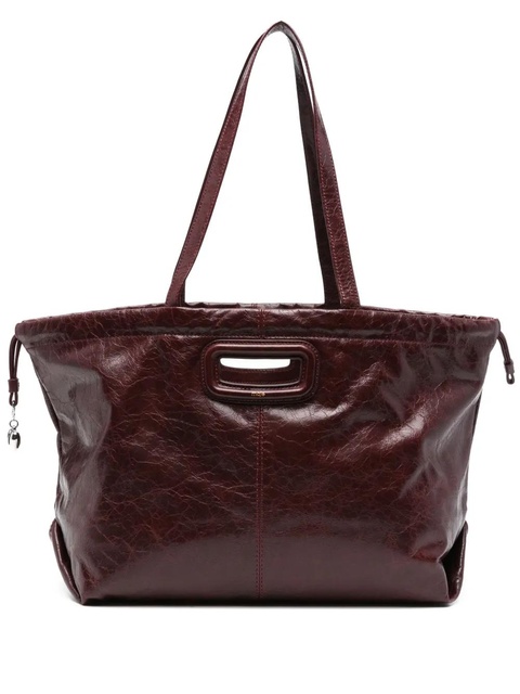 Maje leather tote bag - Red - zdjęcie produktu nr 1
