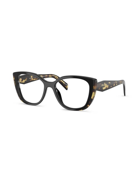 Prada Eyewear geometric-frame glasses - Black - zdjęcie produktu nr 2