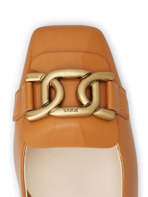 Tod's Cuoio 50mm logo-engraved pumps - Orange - zdjęcie produktu nr 2