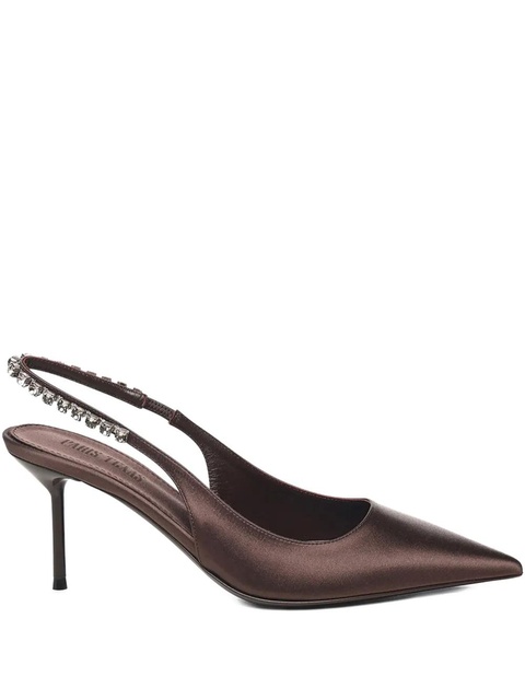 Paris Texas 70mm Lidia slingback pumps - Brown - zdjęcie produktu nr 2