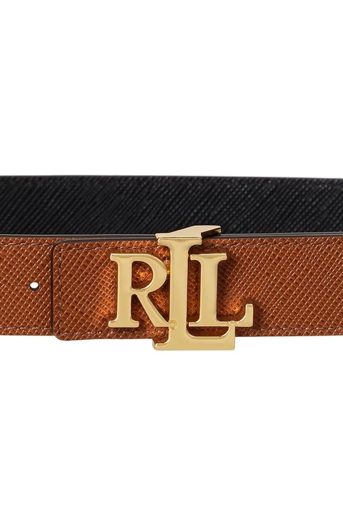 Lauren Ralph Lauren pasek skórzany damski kolor brązowy 412974558 - zdjęcie produktu nr 2
