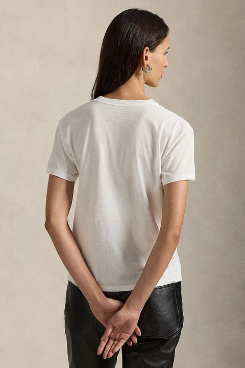 Polo Ralph Lauren t-shirt bawełniany damski kolor biały 211A87615 - zdjęcie produktu nr 2
