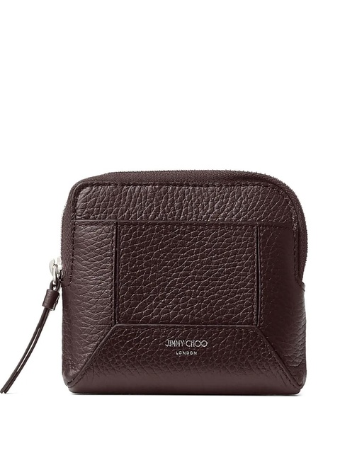 Jimmy Choo zip-top leather wallet - Red - zdjęcie produktu nr 1