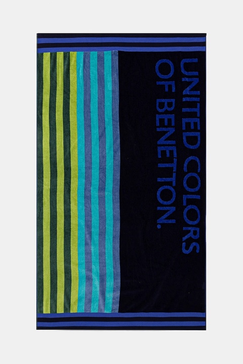 United Colors of Benetton ręcznik bawełniany kolor granatowy 61GP2801Q - zdjęcie produktu nr 1
