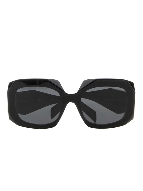 Prada Eyewear geometric-frame sunglasses - Black - zdjęcie produktu nr 1