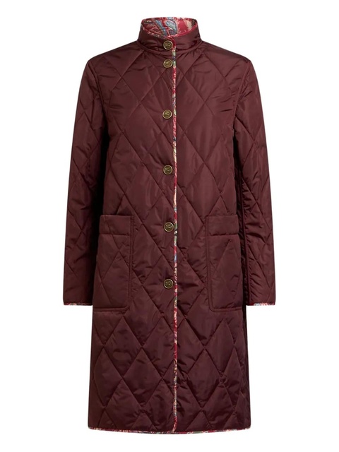 ETRO quilted paisley reversible coat - Red - zdjęcie produktu nr 2