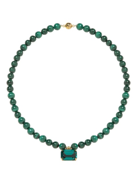 Jennifer Behr beaded Sidonie necklace - Green - zdjęcie produktu nr 1