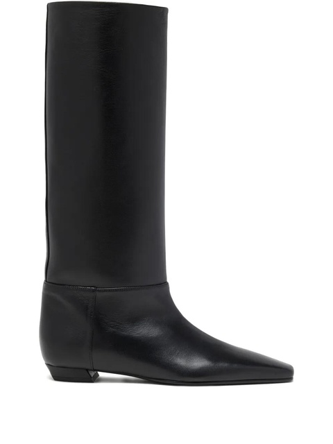 Proenza Schouler Trap leather knee-high boots - Black - zdjęcie produktu nr 1
