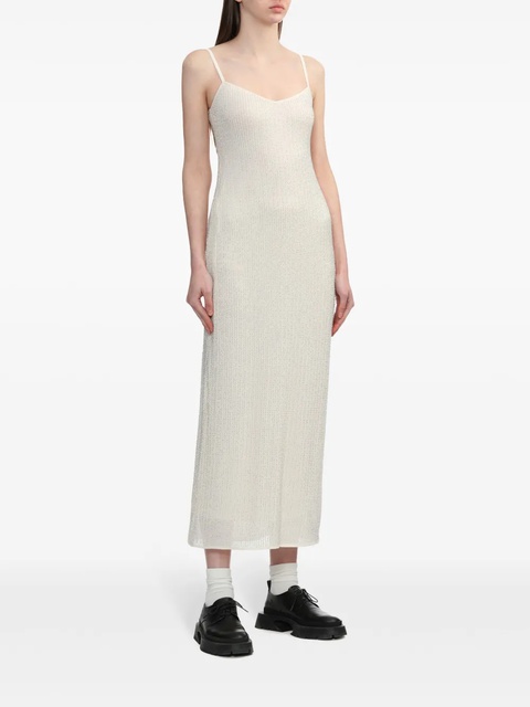 Self-Portrait rhinestone-embellished sleeveless maxi dress - Neutrals - zdjęcie produktu nr 2
