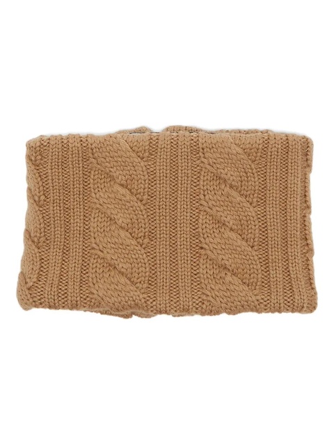JW Anderson cable-knit zip-fastening scarf - Neutrals - zdjęcie produktu nr 2