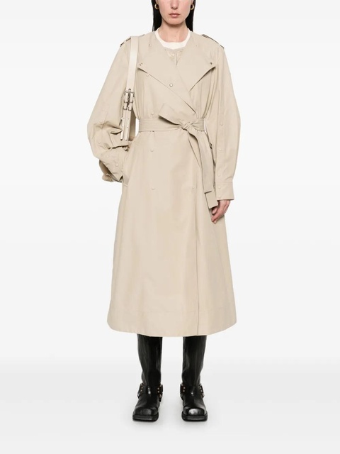 Moncler Gourdon trench coat - Neutrals - zdjęcie produktu nr 2