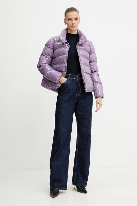 Pinko kurtka kolor fioletowy zimowa 101598 A2P7 - zdjęcie produktu nr 2