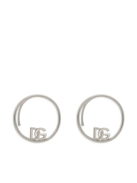 Dolce & Gabbana DG-logo ear cuffs - Silver - zdjęcie produktu nr 1