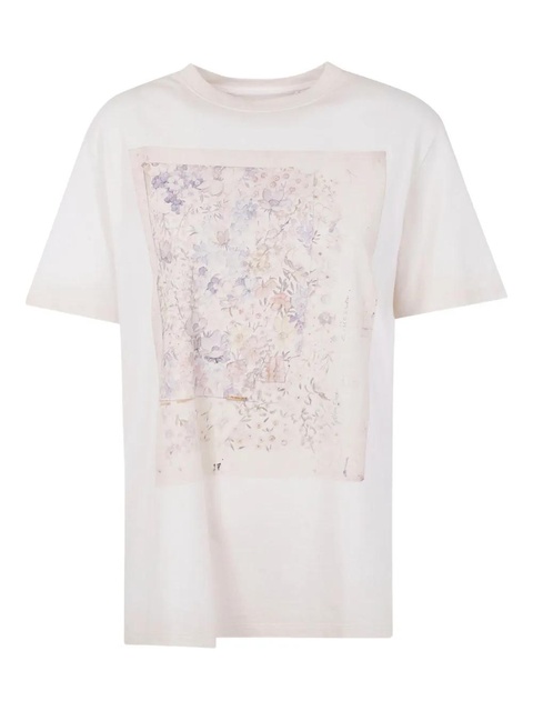 Golden Goose floral-print T-shirt - Neutrals - zdjęcie produktu nr 1