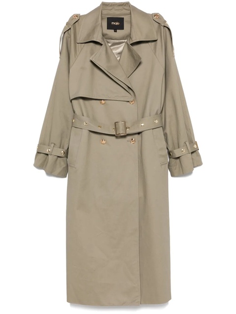 Maje double-breasted trench coat - Green - zdjęcie produktu nr 1