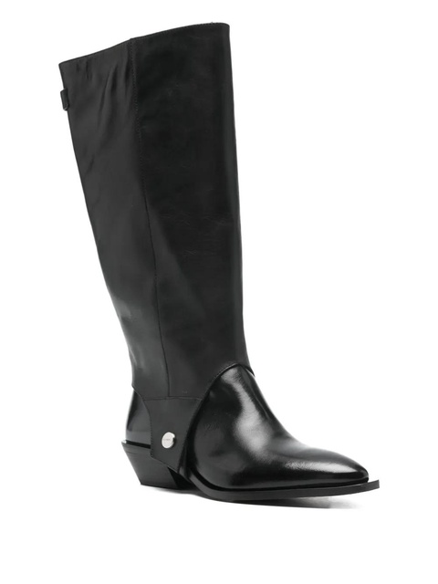 ALOHAS 30mm detachable-panel boots - Black - zdjęcie produktu nr 2