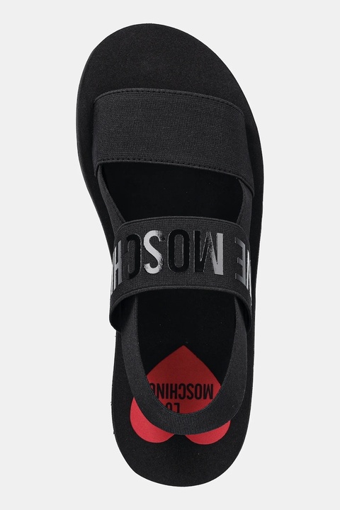 Love Moschino sandały damskie kolor czarny JA16033G0MJN7000 - zdjęcie produktu nr 2