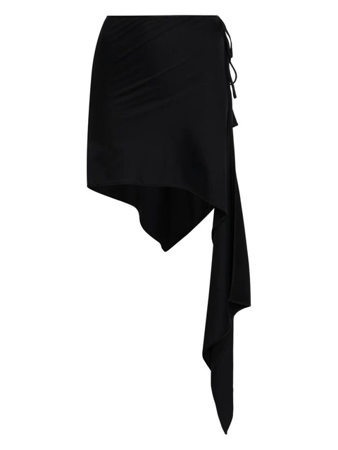 The Attico wrap-up beach skirt - Black - zdjęcie produktu nr 1