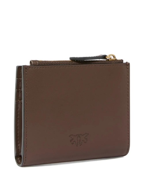 PINKO leather flap wallet - Brown - zdjęcie produktu nr 2